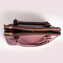 Load image into Gallery viewer, Saturdaze Wine Double Zip Satchel Bag - Broke Mate