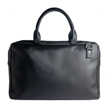 Load image into Gallery viewer, 14.5 Inch Black Leather Laptop Bag - Broke Mate