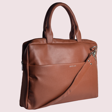 Load image into Gallery viewer, 14.5 Inch  Brown Leather  Laptop Bag - Broke Mate