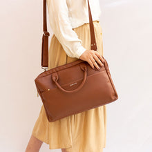 Load image into Gallery viewer, 14.5 Inch  Brown Leather  Laptop Bag - Broke Mate