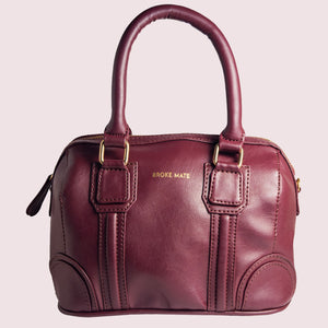 Tuesday Burgundy Women's Satchel - Broke Mate