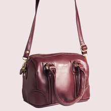 Load image into Gallery viewer, Tuesday Burgundy Women&#39;s Satchel - Broke Mate